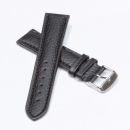 Uhrenarmband Freiburg - schwarzes Kalbsleder 24 mm #2