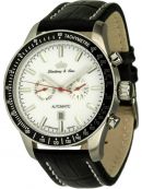 Lindberg&Sons Automatikuhr Fox mit Tachymeterskala und Datum