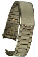 Titan Uhrenarmband mit Rundanschluss + Faltschliesse - 18mm