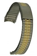Flex-Band Zugband Edelstahl bicolor - 18 mm