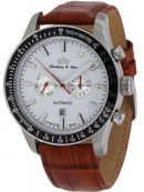 Lindberg&Sons Automatikuhr Fox mit Tachymeterskala und Datum