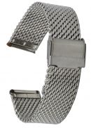 Edelstahl Milanaise Uhrenarmband Mesharmband 20 mm Strke 2,5 mm
