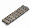 Einzelglieder mattiert fr Uhrenarmband Edelstahl - 11 mm