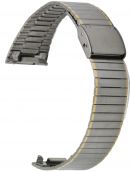 Edelstahl Vintage Uhrenarmband Clipverschluss - 17 mm