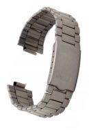 Titan Uhrenarmband mit Rundanschluss + Faltschliesse - 18 mm