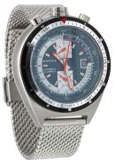 SORNA Bullhead blau Automatikuhr Retro-Style Herrenuhr 21 Jewels  48 mm