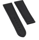 Leder-Uhrband schwarz 22 mm Louisiana passend f�r 20 mm Faltschlie�e