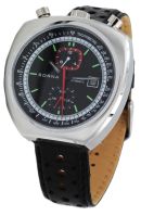 Sorna Bullhead Herren-Automatikuhr schwarzes Zifferblatt Retrostyle