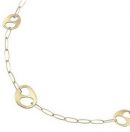 Fossil Hals-Kette - JF83703 Edelstahl IP gold
