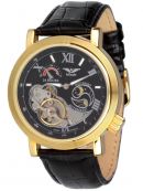 Minoir Uhren - Modell Premiere gold/schwarz - Automatikuhr