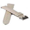 Easy Click Damen-Uhrband Echse-Optik creme - 18 mm