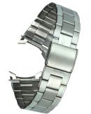 Edelstahl-Uhrarmband - 20 mm Stegbreite - Rundanschluss