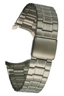 Edelstahl-Uhrenarmband mit Rundanschluss - 18 mm