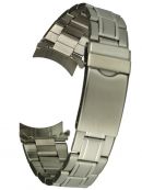 Edelstahluhrarmband - 20 mm Stegbreite - Sicherheitsfaltschliee
