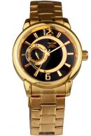 Minoir Uhren - Modell Sens - gold/schwarz Automatikuhr