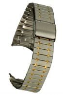 Edelstahluhrarmband feststehender Rundanschluss - 19 mm