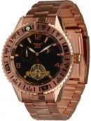 Minoir Uhren - Modell Amalfi rotgold/schwarz Automatikuhr