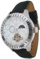 Minoir Uhren - Modell Amalfi silber/weiss - Automatikuhr *