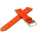 Trias Ersatzuhrband Krokoprgung orange - 20mm