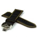 RetroChron Ersatzuhrband Lederuhrarmband - 26 mm