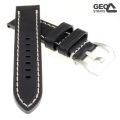 GEO-Straps Modell Panama schwarz- Uhrarmband - 24 mm