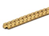 Edelstahluhrarmband gold Clipverschluss - 5 mm / 11 mm