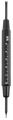 Federsteg-Werkzeug Stiftausdrücker schwarz Skala für mm und inch