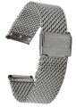Edelstahl Milanaise Uhrenarmband Mesharmband 18 mm Strke 2,5 mm