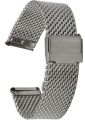 Edelstahl Milanaise Uhrenarmband Mesharmband 24 mm Strke 2,5 mm