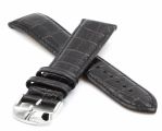 SwissStar Echt-Leder-Uhrenband Dornschliee - 22 mm