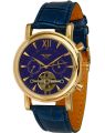 Minoir Uhren - Modell Epinal gold/blau - Automatikuhr
