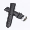 Uhrenarmband Freiburg - schwarzes Kalbsleder 22 mm #1