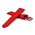 Uhrenarmband rot Vollsynthetik wasserfest 18 mm