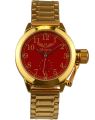 Minoir Uhren - Modell Vertus gold/rot Automatikuhr