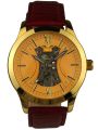 Minoir Uhren - Modell Rethel gold - Teilskelett-Automatikuhr