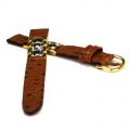 XS Material-Mix Uhrarmband braun/bicolor - 12 mm