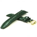 Leder-Uhrenarmband Jacques Lemans - dunkelgrn - 20 mm