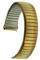 Speidel Flex-Uhrband, Zugband  Edelstahl IP gold - 18 mm