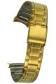 Edelstahluhrarmband IP gold 14 mm Rundanschluss