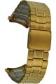 Edelstahluhrarmband IP gold 18 mm Rundanstoss