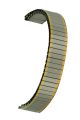 Flex-Uhrband Zugband Edelstahl bicolor - 18 mm