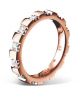 Joop Schmuckring Flora mit Zirkonia JJ0836 rosegold GR.57